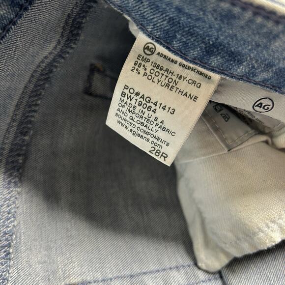 AG Adriano Goldschmied Jeans Womens 28R The Legging Ankle Super Skinny Lght Blue - Picture 4 of 16